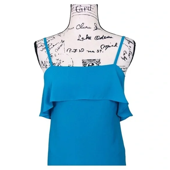 Tibi Ruffle Tank Dress - Picture 2 of 11